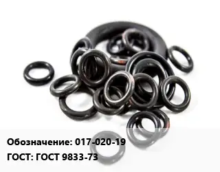 Кольцо РТИ 017-020-19 ГОСТ: ГОСТ 9833-73